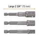 thumbnail image 2 of Juego de 3 adaptadores Truper Para dados de 1/4 3/8 y 1/2 Uso industrial, 2 of 3