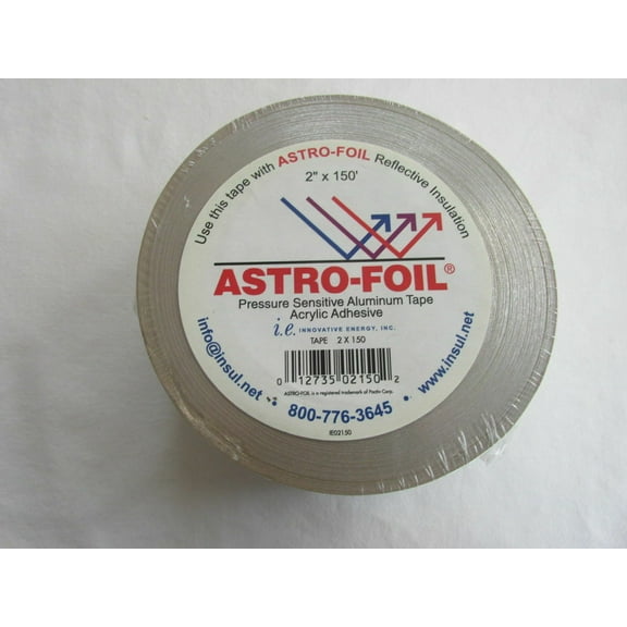 Aluminum Foil Tape 2andquot; x 150' (50 yds) HVAC Heating A/C Duct Sealing High...