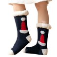 thumbnail image 2 of Zhangnan Womens Winter Fuzzy Socks Warm Plush Thermal Crew Cabin Slipper Socks Christmas Holiday Gift Cozy Soft Home Bed Socks-13, 2 of 2
