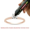 thumbnail image 6 of 1/3 ct. t.w Round Cut Lab Created Moissanite Diamond Solitaire Engagement Ring For Women In 14K Rose Gold Over Sterling Silver (G-H Color, VVS1 Clarity, 0.35 Cttw)-5.5, 6 of 7