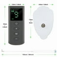 thumbnail image 4 of Cordless Electric TENS Unit Muscle Stimulation Machine with Electrode Pads Body Massager EMS Mini Massager, 4 of 7