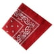 thumbnail image 5 of Inteprter Moda Hip Hop algodón pañuelo cuadrado bufanda negro rojo Paisley diadema impresa para mujeres/hombres/niños/niñas sombreros Almacenamiento y organización del hogar rojo, 5 of 6