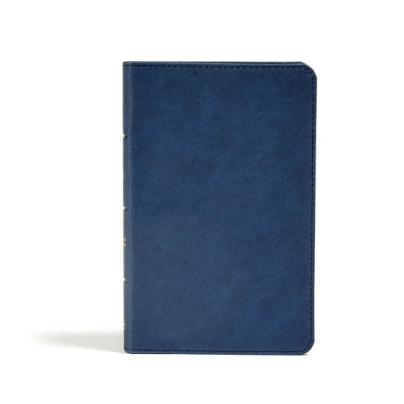 CSB Personal Size Bible, Navy Leathertouch, (Hardcover)