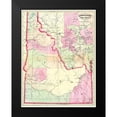 thumbnail image 2 of Asher 15x18 Black Modern Framed Museum Art Print Titled - Idaho - 1874, 2 of 5