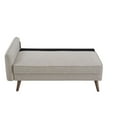 thumbnail image 6 of Modern Contemporary Urban Design Living Room Lounge Club Lobby Loveseat Sofa, Fabric, Beige, 6 of 9