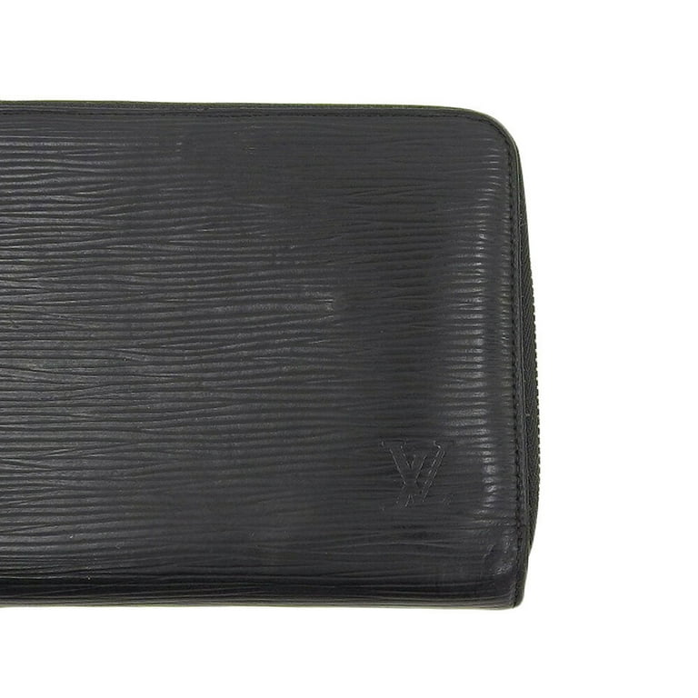Authenticated used Louis Vuitton Louis Vuitton EPI Zippy Organizer Round Zipper Long Wallet Noir Black M60632, Men's, Size: (HxWxD): 11.5cm x 21cm x