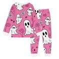 thumbnail image 4 of oqasdz Toddler Boy Clothes Halloween Kids Pajama Set Long Sleeve Cute Pattern Pullover Soft Comfortable Spring Fall Sleepwear /, 4 of 4