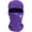 Purple, variant on Autumn and Winter Breathable Mask, Windproof Warm, Moisture Wicking Polyester, Fits 55 to 60cm Head Circumference, for Cycling Hiking Outdoor Activities