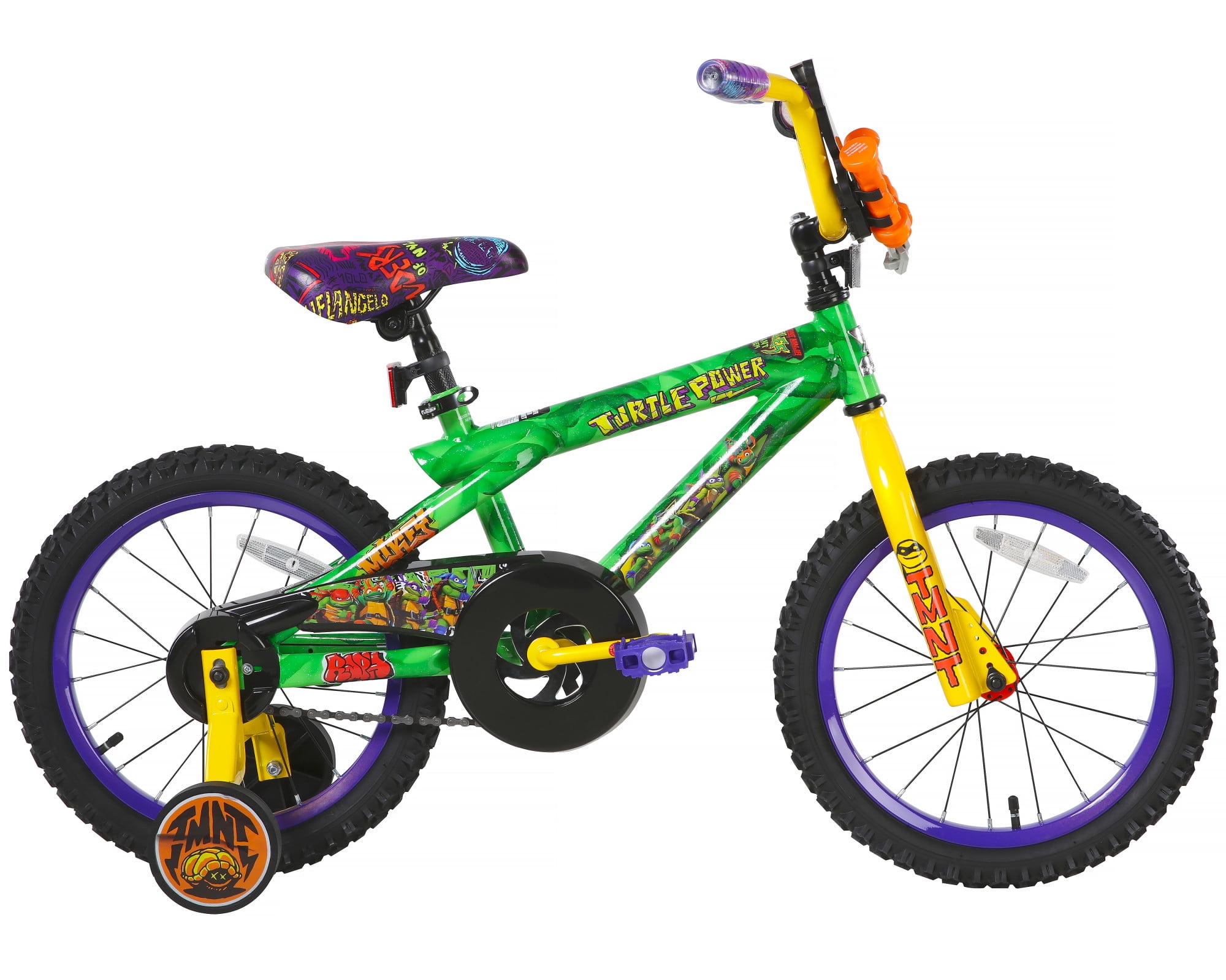 Dynacraft Teenage Mutant Ninja Turtles 16-inch Boys BMX Bike for Child 5-7 years