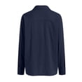 thumbnail image 7 of Godom Shirts for Women Oversized Long Sleeve Button Down Shirts Blouses Tops with Pocket, 7 of 7