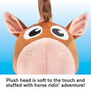 Disney and Pixar Toy Story Bullseye Hobby Horse Toy, 28 inch long with Plush Head and Horse Sounds