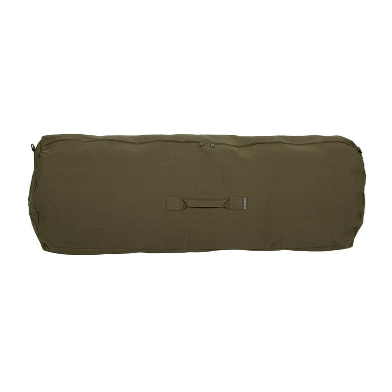 Canvas duffle hotsell bag with zipper