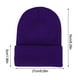 thumbnail image 2 of Minnieouse Gorros Beanie Gorros de punto Unisex Skullcap manga hilo multifuncional a prueba de viento accesorios para el cabello para deportes al aire libre Sombreros Morado oscuro Minnieouse AP010147-24, 2 of 5