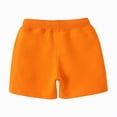 thumbnail image 6 of NOLDARES Toddler Baby Boy Solid Color Shorts Elastic Waist Casual Short Trousers Spring Summer Fall Short Pants(Orange,4-5 Years), 6 of 9