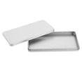 thumbnail image 3 of 1Set Cash Organizer Box Silver Rectangular Metal Bill Organization For Home Use And Business 17.0X9.0X0.6In, 3 of 8