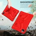 thumbnail image 4 of Allytechgroup iPad 10th Generation 10.9" Case for Kids, Butterfly Design Kids Friendly Shockproof Kickstand EVA Shoulder Strap Bumper Lightweight Case for Apple iPad 10.9" 2022 10th Gen, Red, 4 of 8