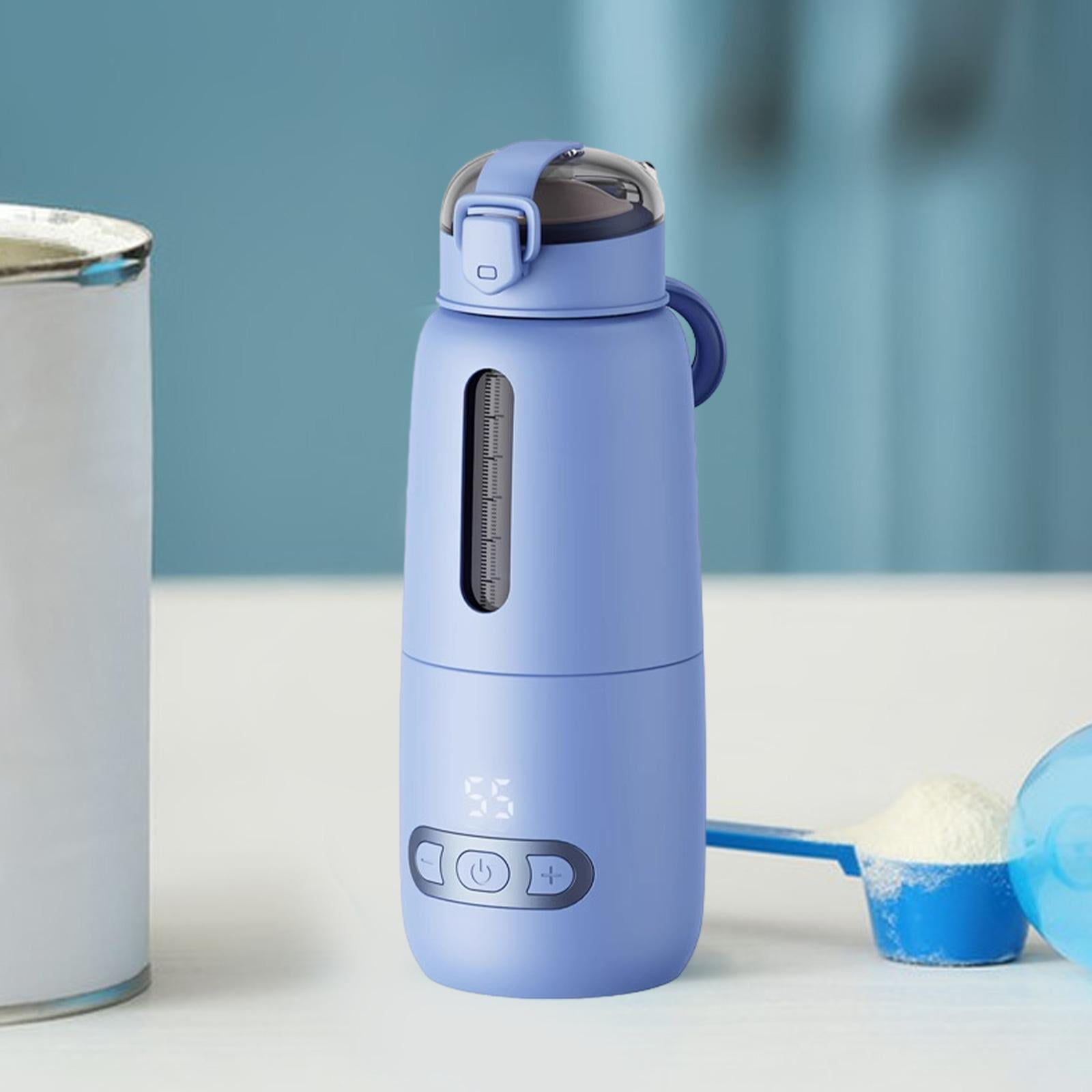 Baoblaze Portable Bottle Warmer Accurate Temperature Control Baby Milk Bottle Outdoors Ca blue 300ml