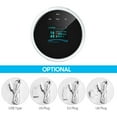 thumbnail image 2 of Riwcyla Wifi and Fire LCD Display Wall Mounted APP Control Smart Natural Gas/ LPG Tester Methane Buzzler with Sound & Voice Prompt for Home Office, 2 of 6