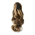 thumbnail image 3 of Long Clip In Ponytail Extension Synthetic Hairpiece For Women Wavy Curly Style, 3 of 8