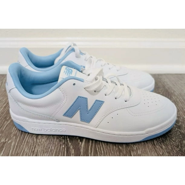 New Balance BB80BLU Lifestyle White Blue Leather Sneakers Men's Size 9 New