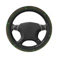 thumbnail image 2 of 37-38 Steering Wheel Covers Shamrock Four Leaf Universal St Patricks Day Auto ration Fashion Automobile Accessory, 2 of 4