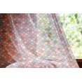 thumbnail image 2 of Geometric Tulle Curtains with Rod Pocket, Retro Style Checkered Pattern Hipster Mosaic Boho Modern Fashion Simple Design, Sheer Drape for Wedding Party 2 Panels, 7 Sizes, Multicolor, by Ambesonne, 2 of 3