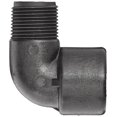thumbnail image 2 of Banjo SL100-90 Accesorio de tubería de polipropileno Codo de calle de 90 grados Horario 80 1" NPT hembra x NPT macho, 2 of 2