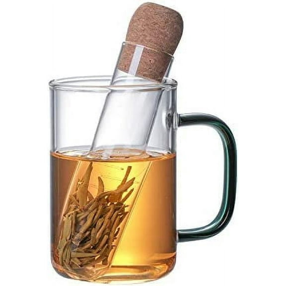 Glass Tea Infuser - Clear And Modern For All Type Of Tea Infusers For Loose Tea & Tea Flower, Tea Diffusers For Loose Tea