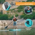 thumbnail image 6 of Lifetime Horizon 10 ft Stand-Up Paddle Board with Paddle, Teal (90715), 6 of 15