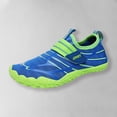 thumbnail image 2 of Fesfesfes Children's Barefoot Water Shoes for Kids Ultra-Light Slip-On Design with Drainage Holes Outdoor and Pool Use for Boys and Girls(Green#2,6 Years), 2 of 3