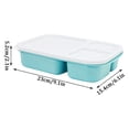 thumbnail image 2 of NAOJIE 3 Compartment Lunch Container & Reusable Snack Containers & Microwave and Dishwasher Safe(Pink),Bento Box,Lunchable Container,Snack Containers for Kids, 2 of 5