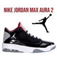 thumbnail image 1 of N I-K-E A i r-Jor-dan MAX AURA 2 Men's Basketball Shoes Multi Size's CK6636 Black/Red, 1 of 6