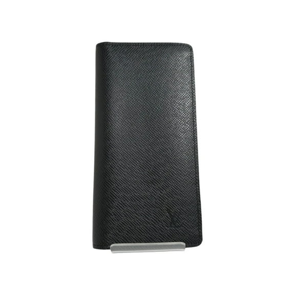 Pre-Owned LOUIS VUITTON Louis Vuitton Bifold Long Wallet Taiga Portefeuille Braza... (Good)
