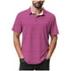 thumbnail image 2 of Blusa y camisa de manga corta con cuello vuelto para hombre, blusa de manga larga con solapa y botones estampados, blusa de poliéster para hombre, 2 of 5
