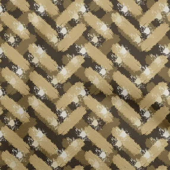 oneOone Cotton Poplin Dark Olive Green Fabric Abstract Sewing Craft Projects Fabric Prints By Yard 56 Inch Wide