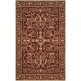 thumbnail image 6 of SAFAVIEH Chelsea Aragon Geometric Borders Wool Area Rug, Burgundy, 3'9" x 5'9", 6 of 11