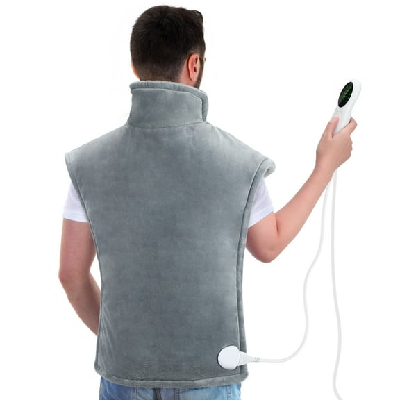 Electric Heating Shawl Back And Shoulder Warmer 3 Levels Heat Compress Constant Temperature Winter Warming Pad Home Office Use