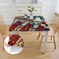 thumbnail image 2 of Awypu Stars and Stripes Square Tablecloth Outdoor Fitted 100% Polyester Fiber Independence Day 40*40, 2 of 8