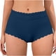 thumbnail image 2 of HongQid Women's High Waisted Underwear Soft Breathable Panties Stretch Briefs Ladies Panties, 2 of 6