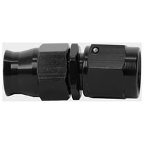 Aeromotive 15350 -6 AN Straight PTFE Hose Fitting, Black Anodized