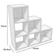 thumbnail image 5 of Mueble Organizador de 6 Cubos Madik Escalera Multiusos Blanco, 5 of 5