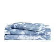 Mainstays Navy Tie Dye 6 Piece Bed in a Bag Comforter Set With Sheets