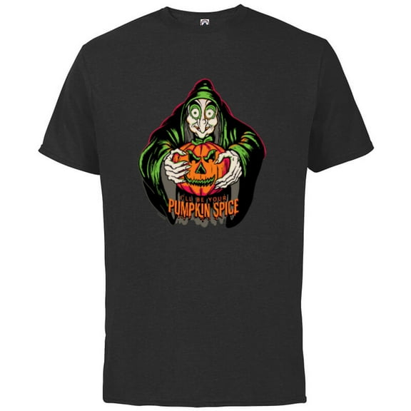 Disney 100 Villains Evil Queen Your Pumpkin Spice Halloween - Short Sleeve Cotton T-Shirt for Adults - Customized-Black