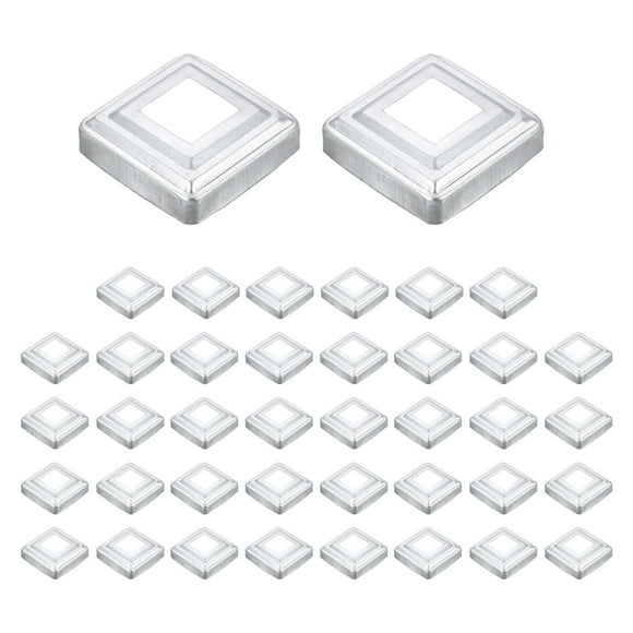 40Pack Post Base Cover, 3x3 Metal Integral Style Post Skirt Porch Column Wrap(1.2x1.2)