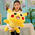 thumbnail image 3 of 40-70cm Pokemon Pikachu juguetes de peluche dibujos animados Anime gordo Pikachu muñeco de peluche suave relleno lindo muñeco elfo almohada regalo de cumpleaños para niños, 3 of 4