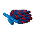 thumbnail image 4 of GoZone Kids 15ft Twisted Nylon Battle Rope with Solid Color Handles – Blue/Red, 4 of 9