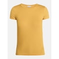 thumbnail image 6 of Scenario Women's Rib Tee with Short Sleeves, Sizes XS-XXXL, 6 of 6
