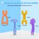 thumbnail image 5 of Juguetes para bebés de 0 a 6 meses, paquete de 4 de grado alimenticio, silicona sin BPA para bebés, juguetes para masticar para recién nacidos, niños y niñas, chupar y morder, 5 of 5