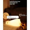 thumbnail image 4 of Cute Duck Night Light for Kids,Duck Squishy Lamp for Girls,Super Cute & Soft Touch Silicone Lamp for Bedrooms Nursery,Unique Kids Room Decor Gift Toy for Boys Girls Women(2 Levels), 4 of 10