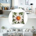 thumbnail image 5 of Spring Pillow Covers Watercolor Spring Daisy Flowers Eucalyptus Leaves Decorative Throw Pillows Spring Decorations Farmhouse Decor for Sofa Couch, 5 of 7